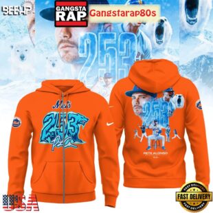 New York Mets Pete Alonso Hits Home Run 253 Unisex Hoodie