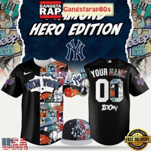 New York Yankees Diamond Hero 2025 Custom Baseball Jersey