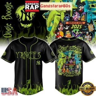 New York Yankees Mix Oogie Boogie Bash Halloween Party 2025 Baseball Jersey