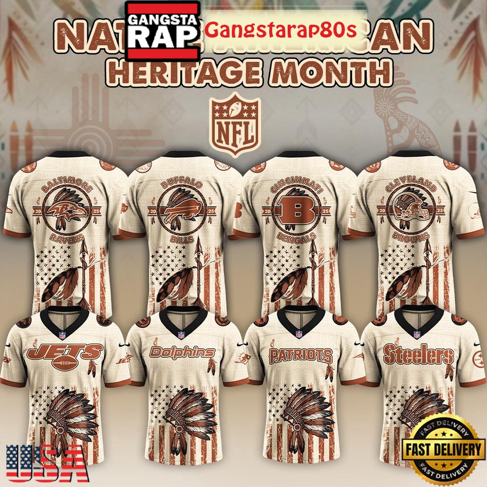 NFL All Team x Native American Heritage Month 2025 Special Edition Football Jersey