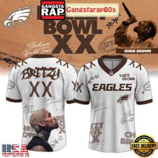 NFL All Teams x Chris Brown Breezy Bowl XX World Special Tour 2025 Football Jersey