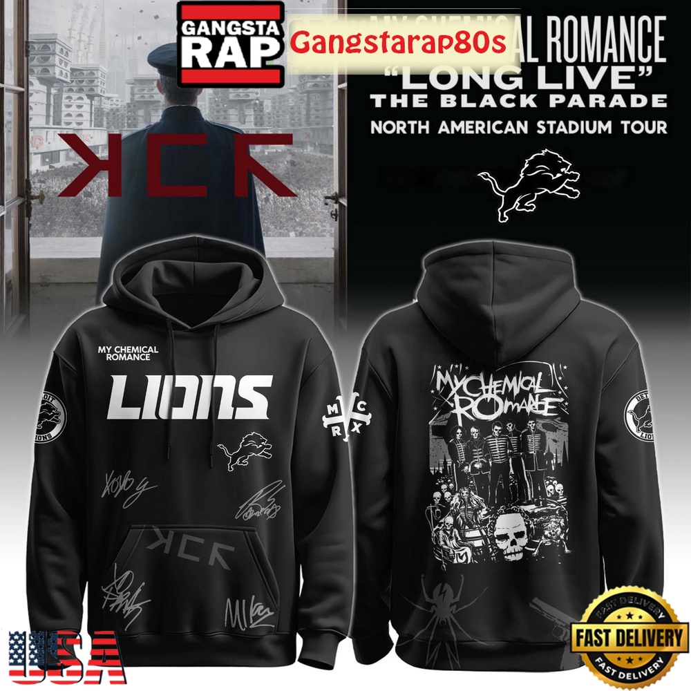 NFL All Teams x My Chemical Romance Long Live The Black Parade Tour 2025 Unisex Hoodie NFL All Teams x My Chemical Romance Long Live The Black Parade Tour 2025 Unisex Hoodie