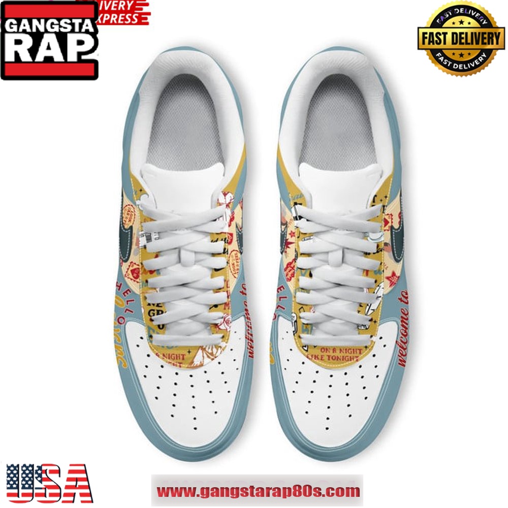 Niall Horan Welcome to the Show Air Force 1 Sneakers Shoes Niall Horan Welcome to the Show Air Force 1 Sneakers Shoes