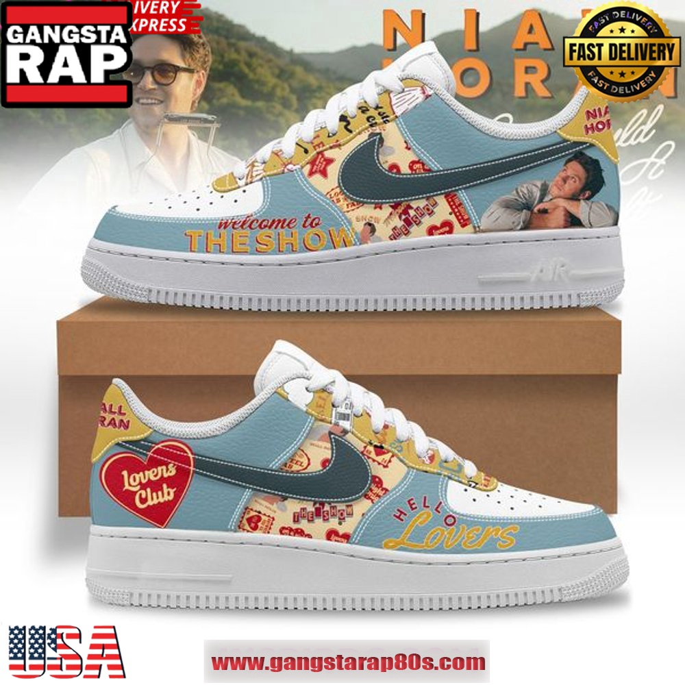 Niall Horan Welcome to the Show Air Force 1 Sneakers Shoes Niall Horan Welcome to the Show Air Force 1 Sneakers Shoes