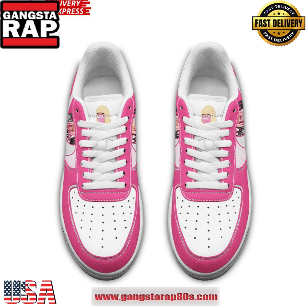 Nicki Minaj Barbie Tingz Limited Edition Air Force 1 Sneakers Shoes Nicki Minaj Barbie Tingz Limited Edition Air Force 1 Sneakers Shoes