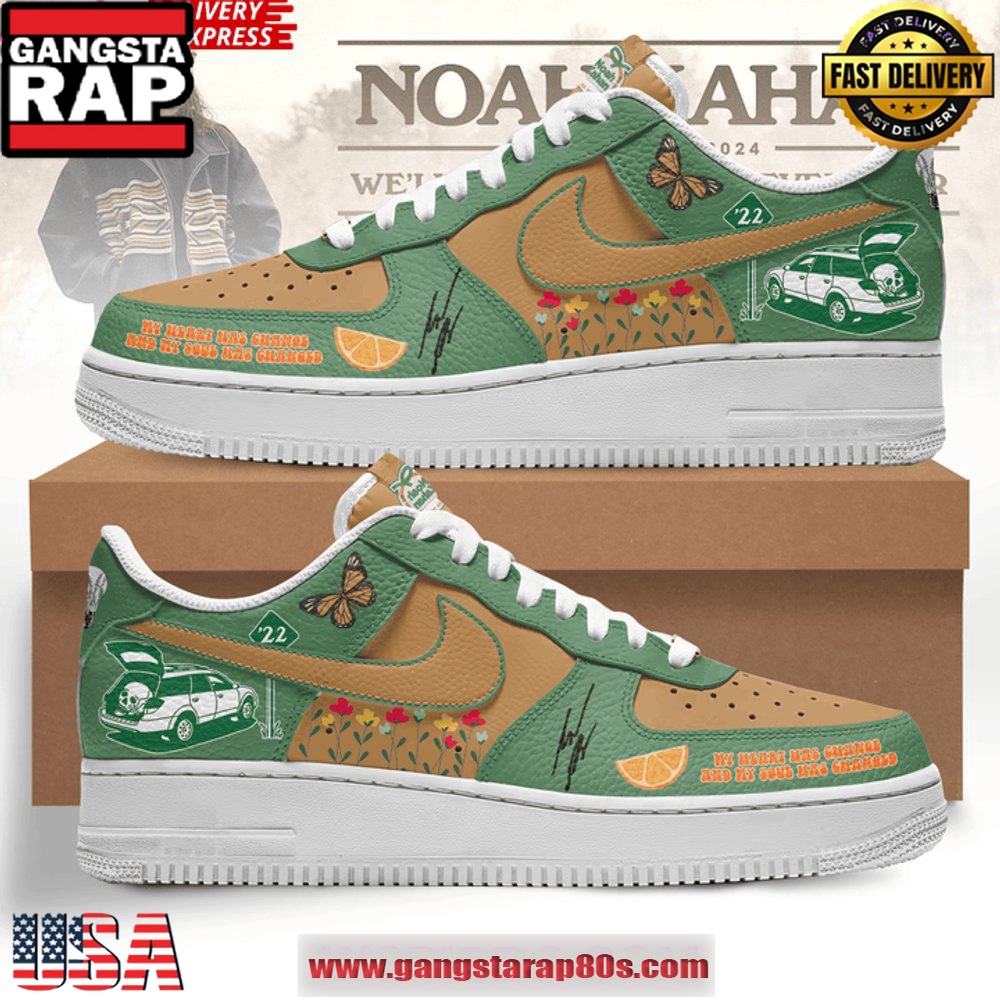 Noah Kahan Stick Season Air Force 1 Sneakers Shoes Noah Kahan Stick Season Air Force 1 Sneakers Shoes