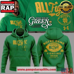 Notre Dame Fighting Irish Irish Wear Green Special Hoodie Shirt
