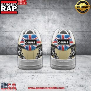Oasis Rock Band Limited Edition Air Force 1 Sneakers Shoes