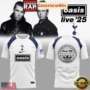 Oasis x Tottenham Hotspur Wembley Stadium 2025 3D T Shirt