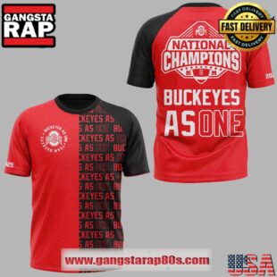 Ohio State Buckeyes As One Special 3D T Shirt