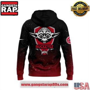 Ohio State Buckeyes x Star Wars Yoda Special Edition Unisex 3D Hoodie