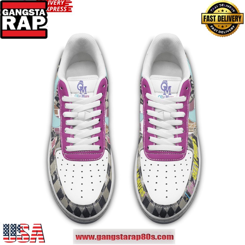 Olly Murs Limited Edition Air Force 1 Sneakers Shoes Olly Murs Limited Edition Air Force 1 Sneakers Shoes