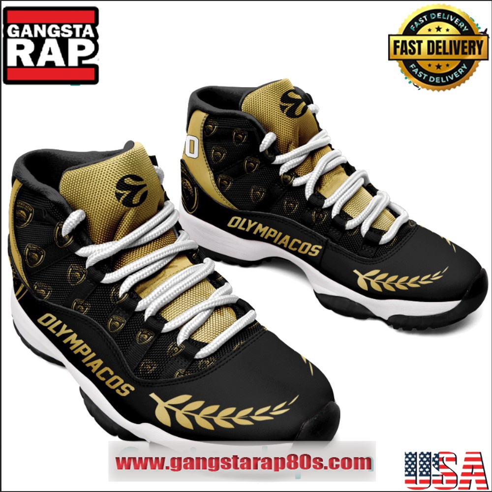 Olympiacos Basketball Air Jordan 11 Sneakers Shoes Olympiacos Basketball Air Jordan 11 Sneakers Shoes