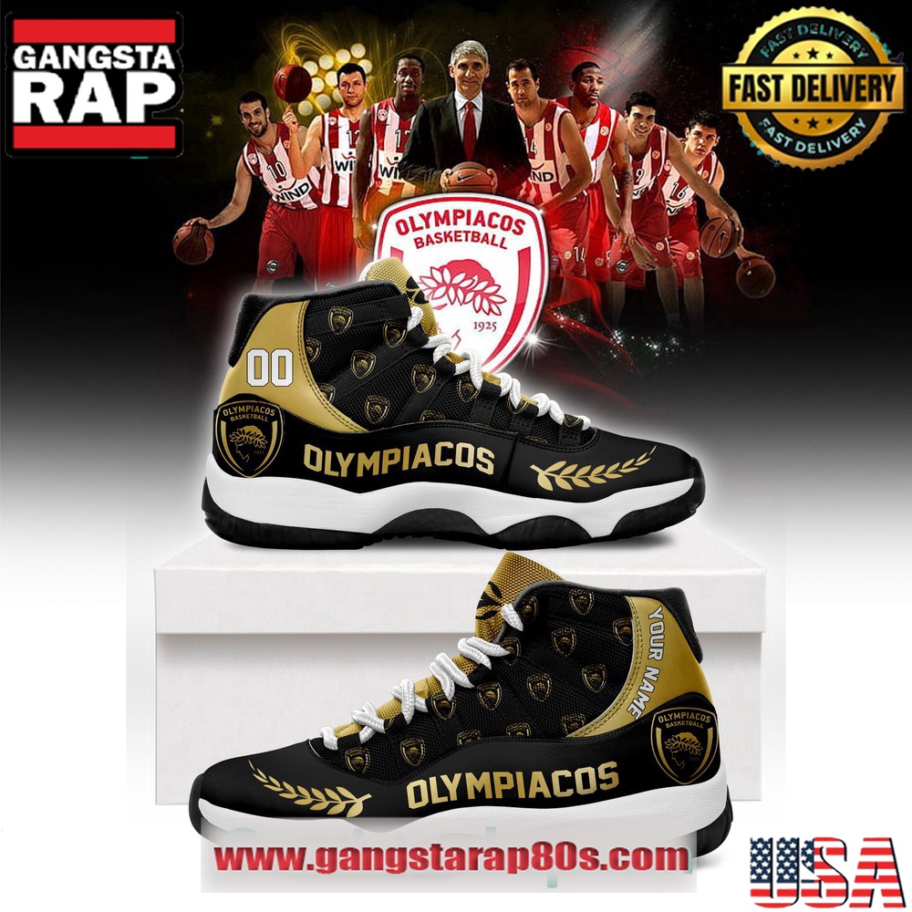 Olympiacos Basketball Air Jordan 11 Sneakers Shoes Olympiacos Basketball Air Jordan 11 Sneakers Shoes