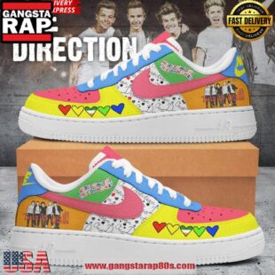 One Direction Limited Edition Air Force 1 Sneakers Shoes