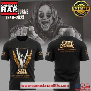 Ozzy Osbourne In Memories of Prince of Darkness Special T Shirt