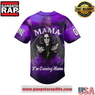 Ozzy Osbourne Prince of Darkness Custom Baseball Jersey