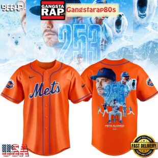 Pete Alonso Hit Home Run 253 Limited Edition Baseball Jersey