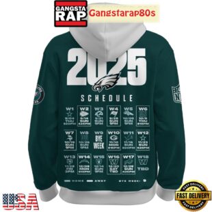 Philadelphia Eagles Schedule Release 2025 Special Hoodie