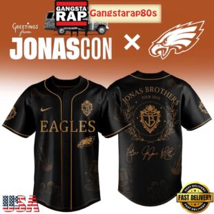 Philadelphia Eagles x Jonas Brother Greetings From Your Hometown 2025 Baseball Jersey