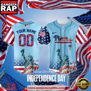 Philadelphia Phillies 2025 Independence Day Special Custom Baseball Jersey