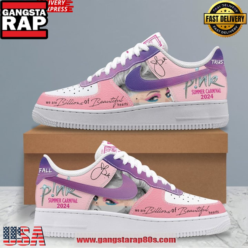 Pink Summer Carnival 2025 Limited Edition Air Force 1 Sneakers Shoes Pink Summer Carnival 2025 Limited Edition Air Force 1 Sneakers Shoes