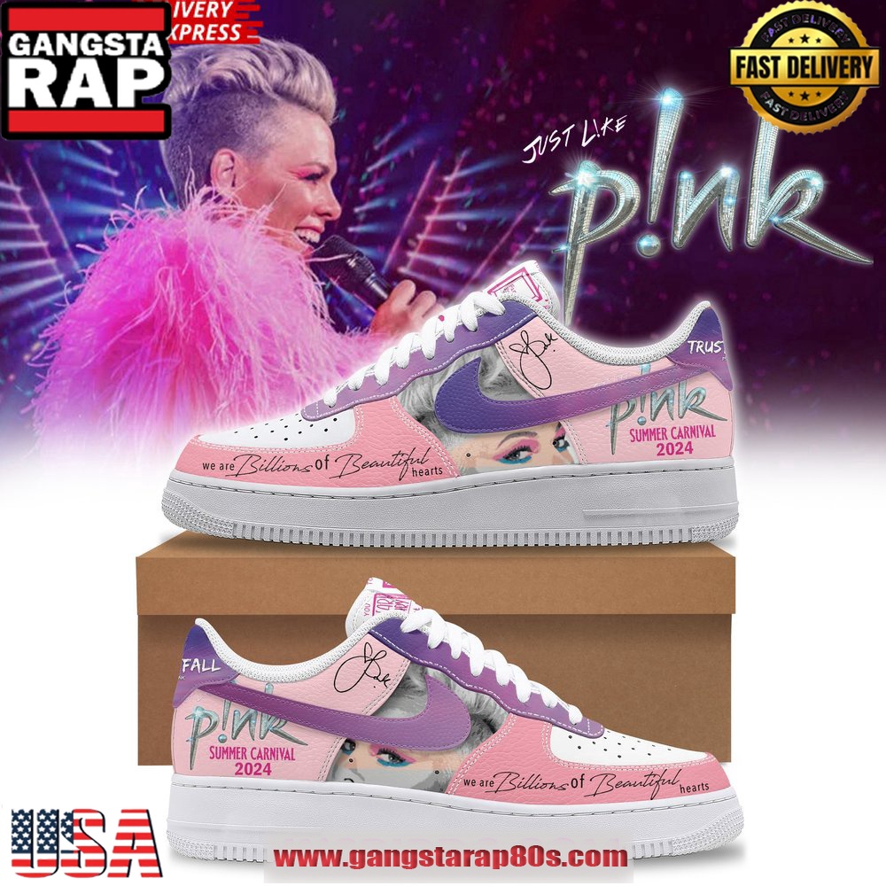 Pink Summer Carnival 2025 Limited Edition Air Force 1 Sneakers Shoes Pink Summer Carnival 2025 Limited Edition Air Force 1 Sneakers Shoes