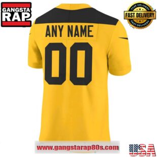 Pittsburgh ST Shirtlers 1994 Gold Throwback ST Shirtl City Legacy Custom Football Jersey