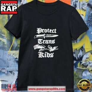 Protect Trans Kids Black T Shirt