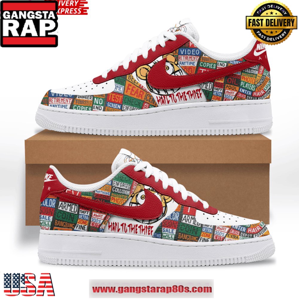 Radiohead Hail to the Thief Air Force 1 Sneakers Shoes Radiohead Hail to the Thief Air Force 1 Sneakers Shoes