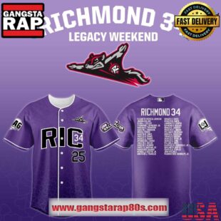Richmond Flying Squirrels x Honoring the Richmond 34 2025 Special Edition Baseball Jersey