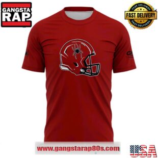Richmond Spiders Special Edition New Uniform Wordmark Helmet Logo T Shirt