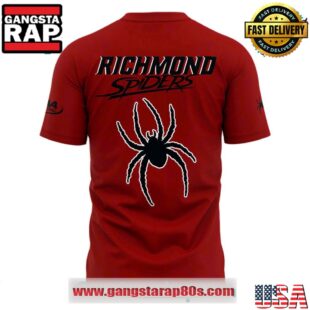 Richmond Spiders Special Edition New Uniform Wordmark Helmet Logo T Shirt