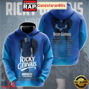 Ricky Gervais Tour 2025 UK Limited Unisex Hoodie