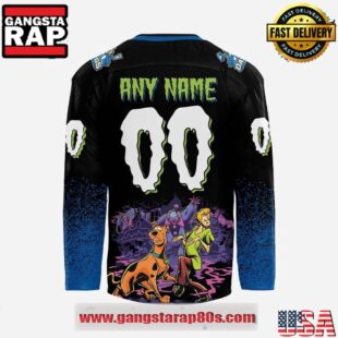 Roanoke Rail Yard Dawgs x Scooby-Doo Night 2025 Custom Hockey Jersey
