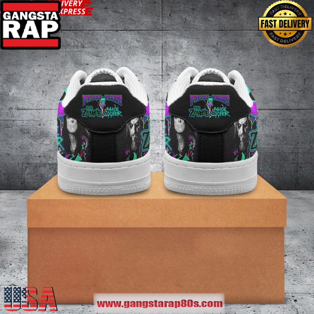 Rob Zombie and Alice Cooper Limited Edition Air Force 1 Sneakers Shoes Rob Zombie and Alice Cooper Limited Edition Air Force 1 Sneakers Shoes