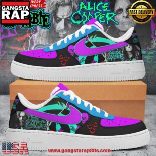 Rob Zombie and Alice Cooper Limited Edition Air Force 1 Sneakers Shoes