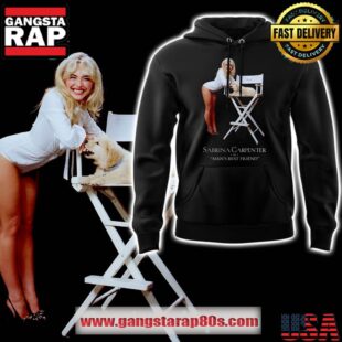Sabrina Carpenter Mans Best Friend Limited Edition Black Hoodie Shirt