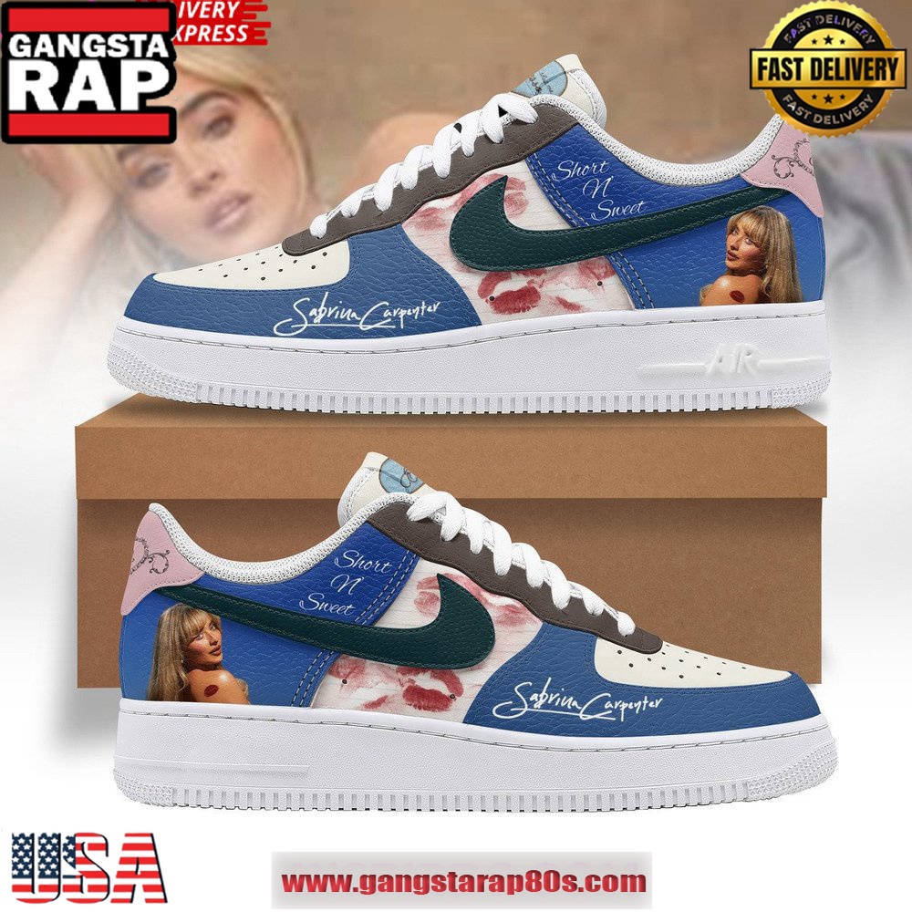 Sabrina Carpenter x Limited Edition Air Force 1 Running Sneakers Shoes Sabrina Carpenter x Limited Edition Air Force 1 Running Sneakers Shoes
