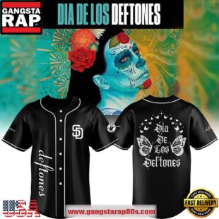 San Diego Padres x DEFTONES Dia de los Special Edition Baseball Jersey
