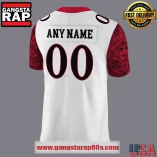 San Diego State Special Edition New Custom White Football Jersey