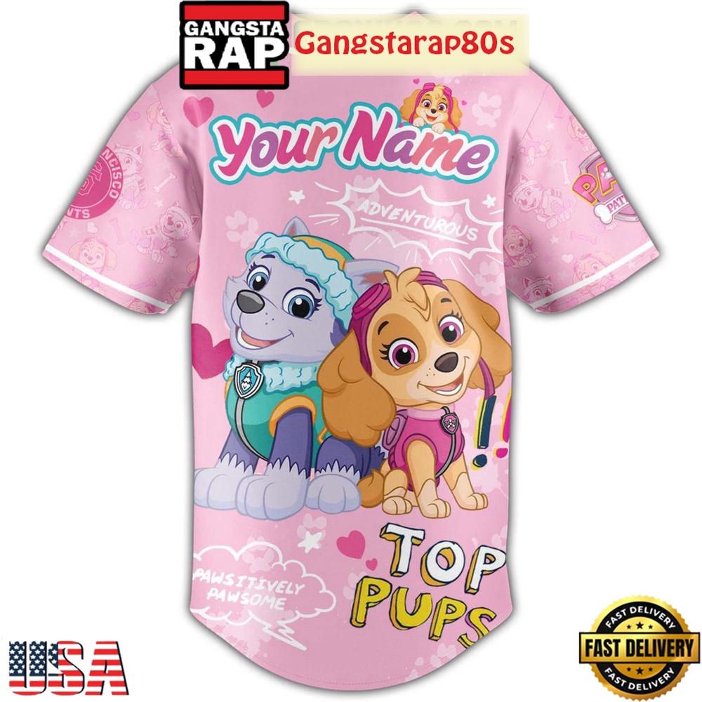 San Francisco Giants x Dog Day With Paw Patrol For Kid And Families 2025 Baseball Jersey