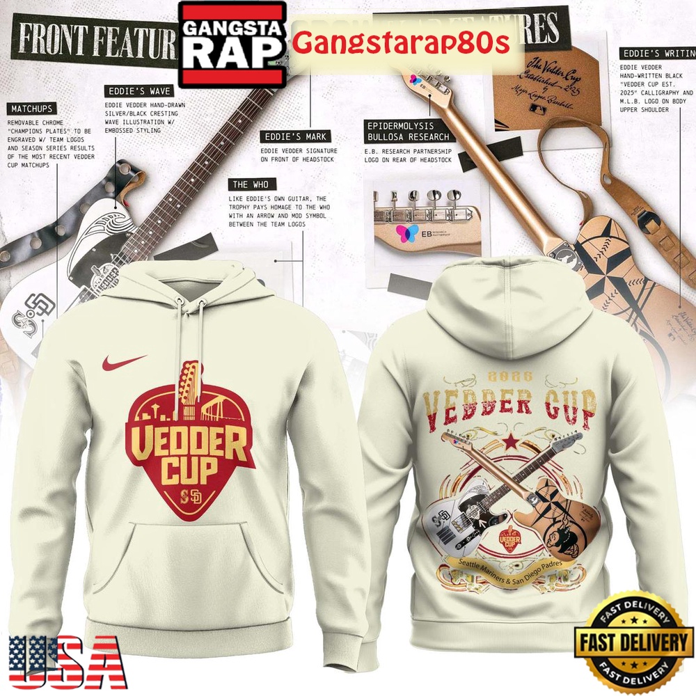 Seattle Mariners x Vedder Cup 2025 Unisex Hoodie Seattle Mariners x Vedder Cup 2025 Unisex Hoodie