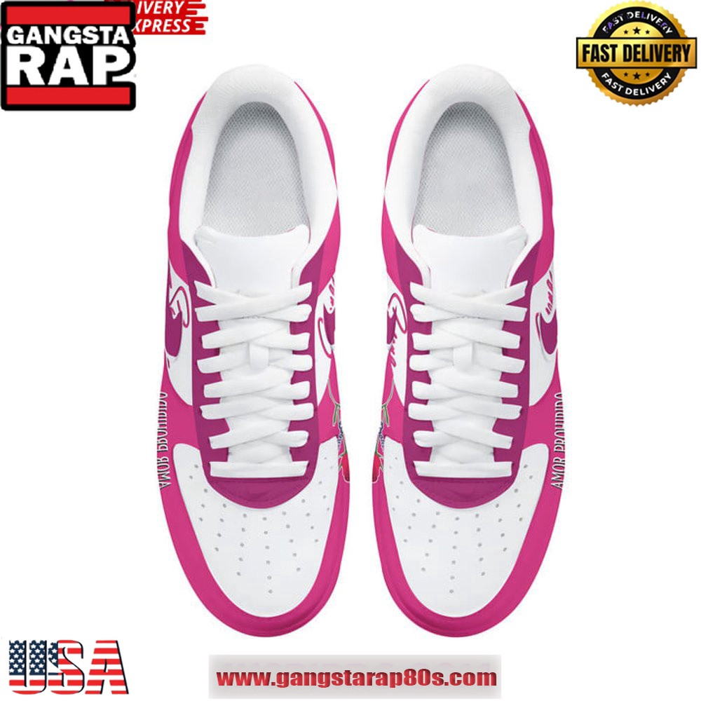 Selena 30th Anniversary Amor Prohibido Air Force 1 Sneakers Shoes Selena 30th Anniversary Amor Prohibido Air Force 1 Sneakers Shoes