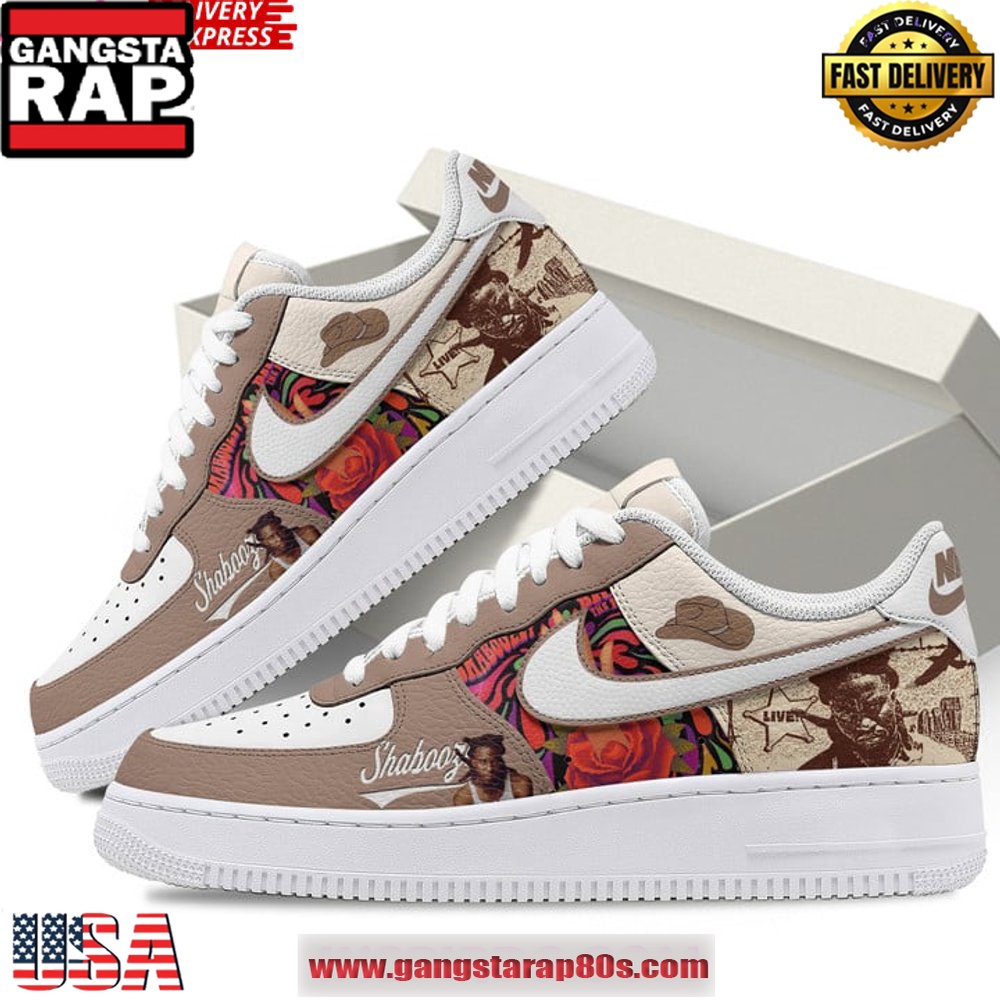 Shaboozey Limited Edition Air Force 1 Running Sneakers Shoes Shaboozey Limited Edition Air Force 1 Running Sneakers Shoes