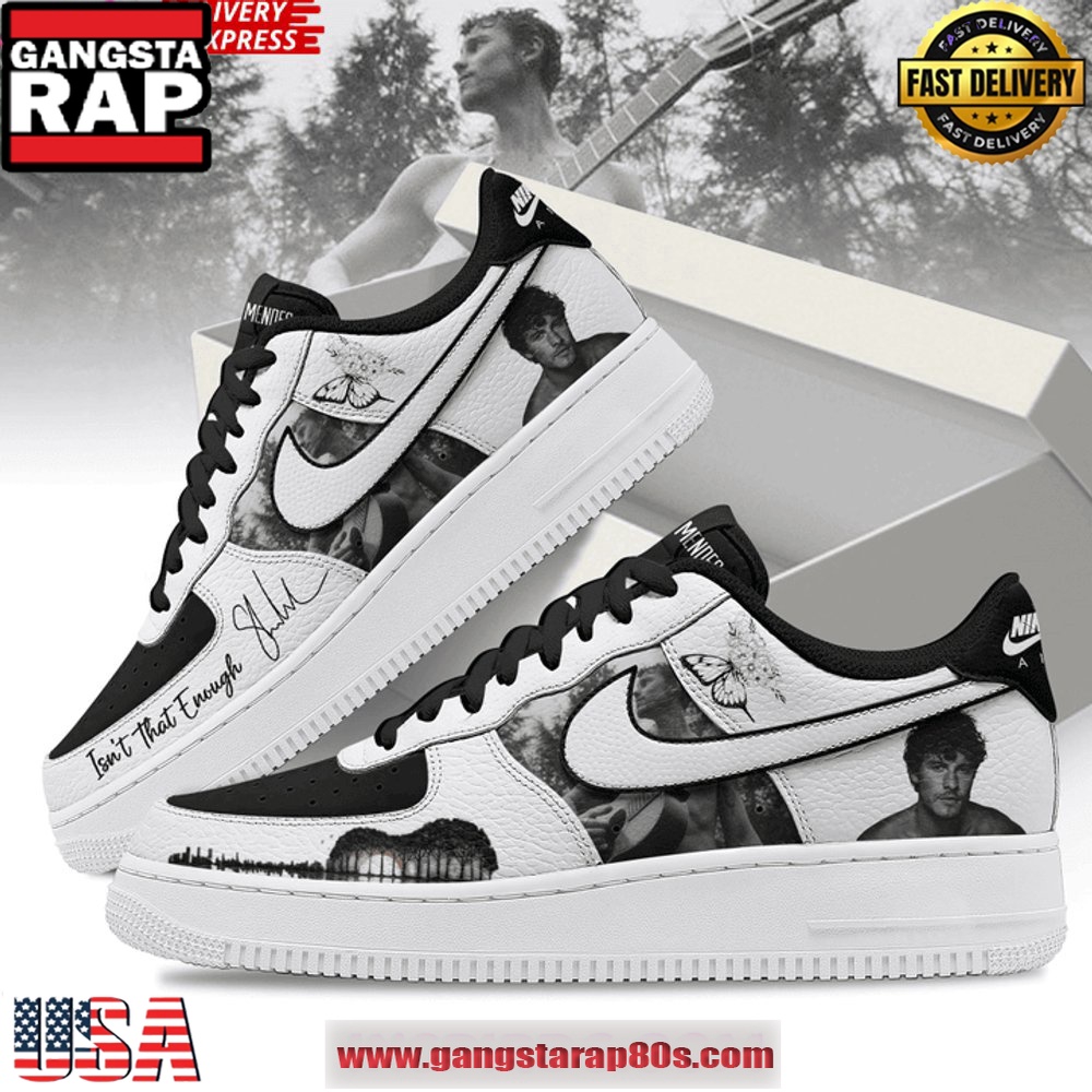 Shawn Mendes Limited Edition Air Force 1 Sneakers Shoes Shawn Mendes Limited Edition Air Force 1 Sneakers Shoes