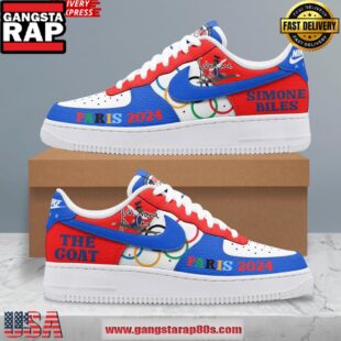 Simone Biles Goat Olympic Paris Nike Air Force 1 Sneakers Shoes