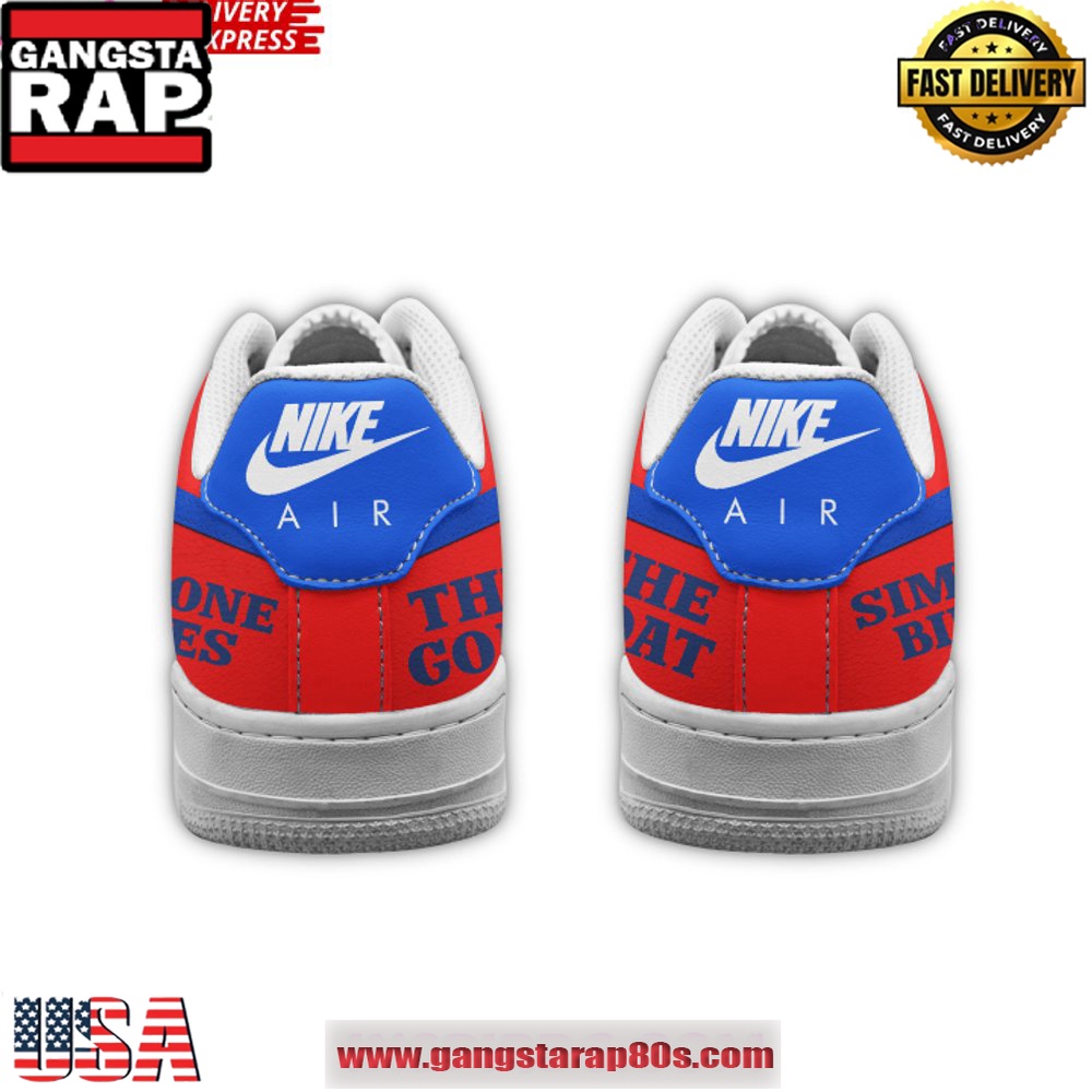 Simone Biles Goat Olympic Paris Nike Air Force 1 Sneakers Shoes Simone Biles Goat Olympic Paris Nike Air Force 1 Sneakers Shoes