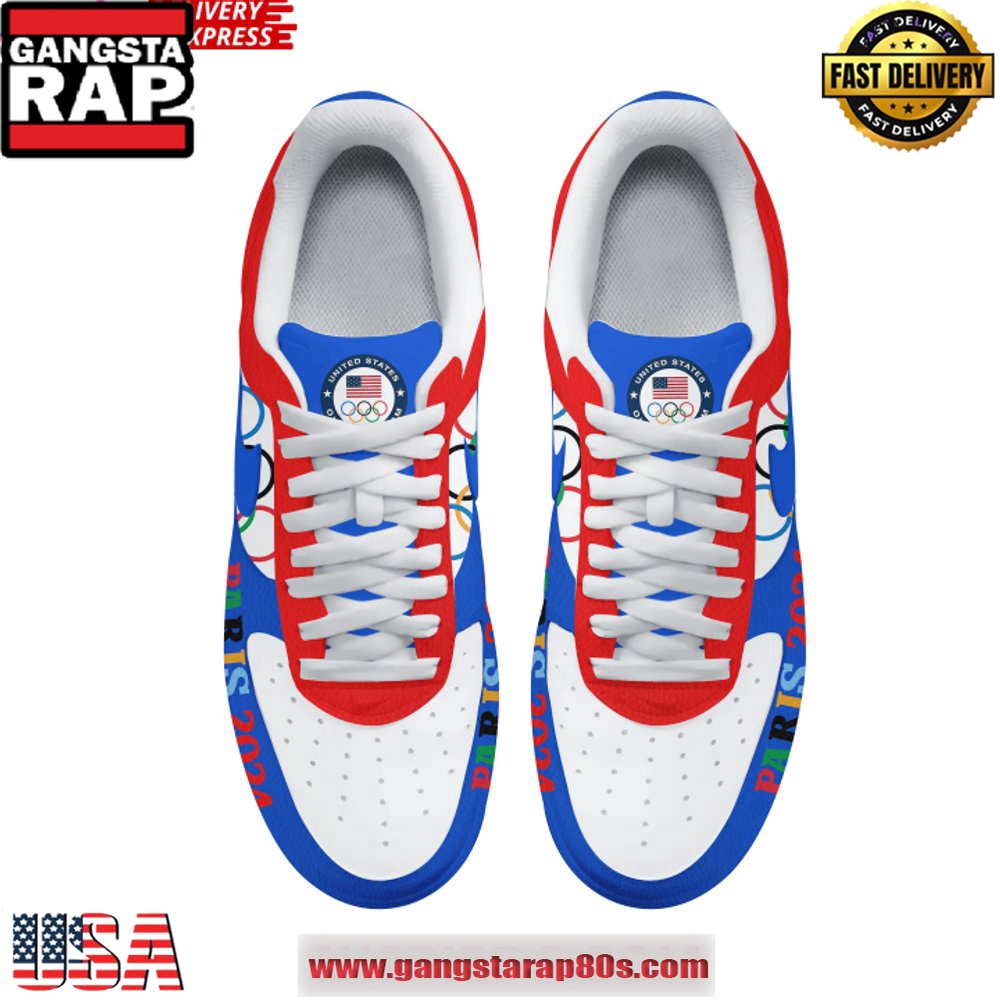 Simone Biles Goat Olympic Paris Nike Air Force 1 Sneakers Shoes Simone Biles Goat Olympic Paris Nike Air Force 1 Sneakers Shoes