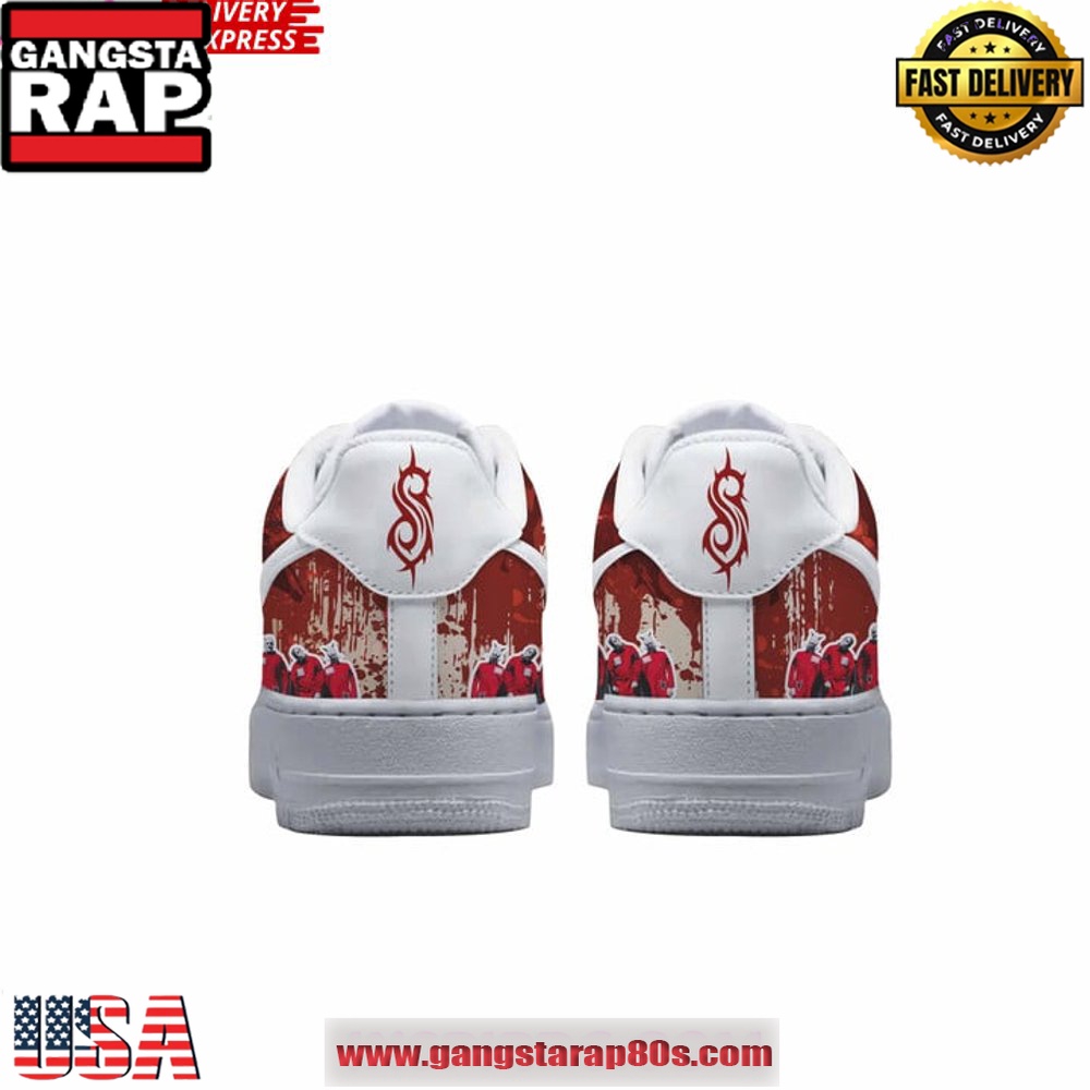 SLIPKNOT x Nike Limited Edition Air Force 1 Sneakers Shoes SLIPKNOT x Nike Limited Edition Air Force 1 Sneakers Shoes